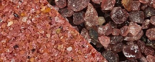 Sabbia rossa granata 1